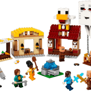 LEGO Minecraft De Ghast Ballon Aanval op het Dorp 21273
