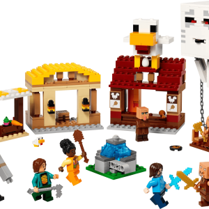 LEGO Minecraft De Ghast Ballon Aanval op het Dorp 21273